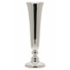 Silver Plated Conic Vase - Height 50 cm